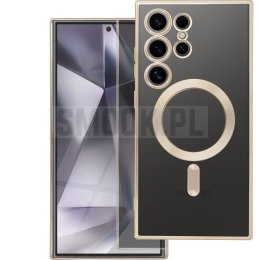 Futerał Electro Mag Cover MagSafe do SAMSUNG S24 Ultra złoty