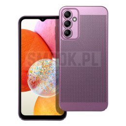Futerał BREEZY do SAMSUNG A14 4G / A14 5G fioletowy