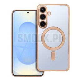 Futerał Electro Mag Cover MagSafe do SAMSUNG S25 Plus złoty