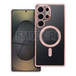 Futerał Electro Mag Cover MagSafe do SAMSUNG S25 Ultra złoty róż