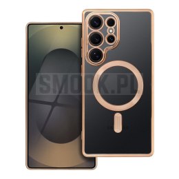 Futerał Electro Mag Cover MagSafe do SAMSUNG S25 Ultra złoty