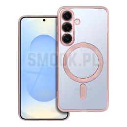 Futerał Electro Mag Cover MagSafe do SAMSUNG S25 złoty róż