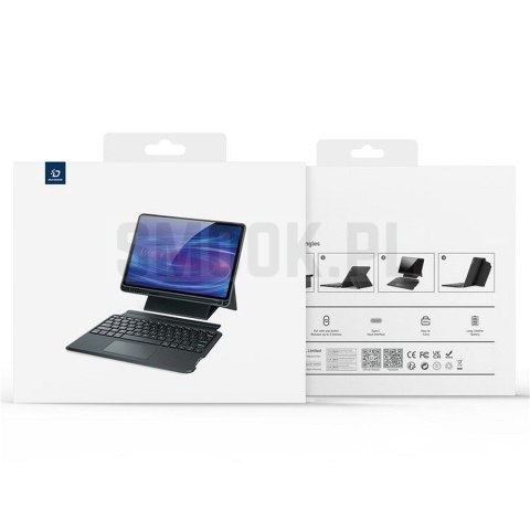 DUX DUCIS etui DK składane z klawiaturą bezprzewodową do iPad Air 13 (2024)/Pro 12.9 (2020/2021/2022) czarne DUX DUCIS etui DK składane z klawiaturą bezprzewodową do iPad Air 13 (2024)/Pro 12.9 (2020/2021/2022) czarne