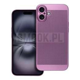 Futerał BREEZY do IPHONE 16 Plus fioletowy