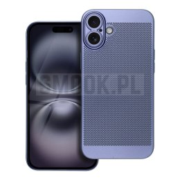 Futerał BREEZY do IPHONE 16 Plus niebieski