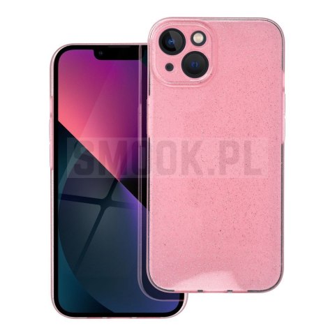 Futerał CLEAR CASE 2 mm BLINK do IPHONE 13 różowy