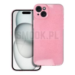 Futerał CLEAR CASE 2 mm BLINK do IPHONE 15 Plus różowy