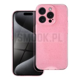 Futerał CLEAR CASE 2 mm BLINK do IPHONE 15 Pro różowy