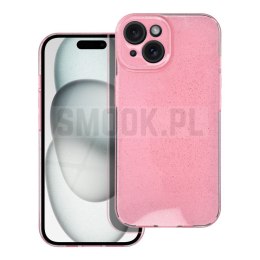 Futerał CLEAR CASE 2 mm BLINK do IPHONE 15 różowy