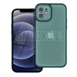 Futerał VARIETE do IPHONE 12 ciemnozielony