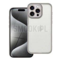 Futerał VARIETE do IPHONE 15 Pro Max stalowy