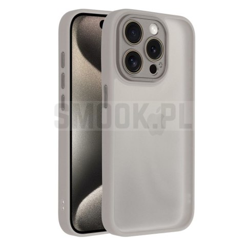 Futerał VARIETE do IPHONE 15 Pro Max stalowy Futerał VARIETE do IPHONE 15 Pro Max stalowy