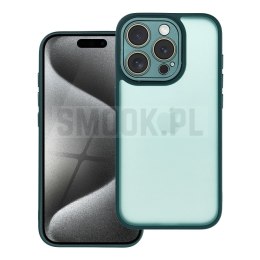 Futerał VARIETE do IPHONE 15 Pro ciemnozielony