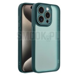 Futerał VARIETE do IPHONE 15 Pro ciemnozielony
