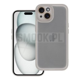 Futerał VARIETE do IPHONE 15 stalowy