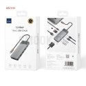WiWU - HUB A921HV 9w1 USB3.0x2+USB2.0x1+SD/TF(3.0)+PD (100W)+USB-C(3.0)+HDMI(4K30HZ)+VGA1080P)