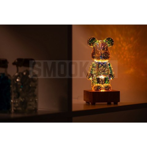 Lampka nocna LED 3D Miś Art Deco stojący L3GFBD Lampka nocna LED 3D Miś Art Deco stojący L3GFBD