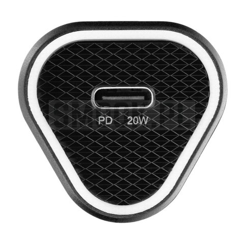 BLUE STAR ładowarka samochodowa 3A 20W Typ C PD QC3.0 AFC czarna BLUE STAR ładowarka samochodowa 3A 20W Typ C PD QC3.0 AFC czarna
