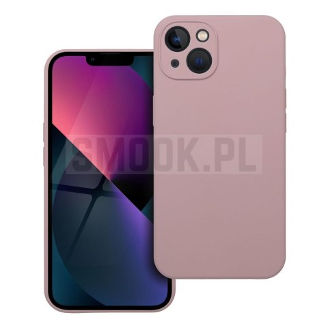Futerał SILICONE 2mm do IPHONE 13 pudrowy róż Futerał SILICONE 2mm do IPHONE 13 pudrowy róż