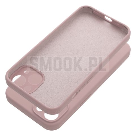 Futerał SILICONE 2mm do IPHONE 13 pudrowy róż Futerał SILICONE 2mm do IPHONE 13 pudrowy róż