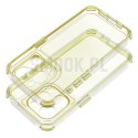 Futerał MATRIX CLEAR do IPHONE 12 żółty