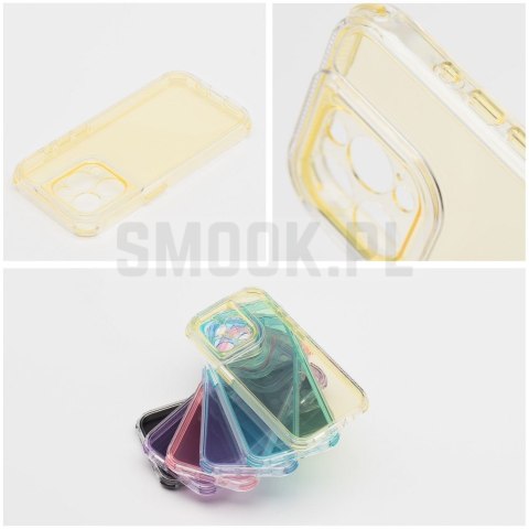 Futerał MATRIX CLEAR do IPHONE 12 żółty Futerał MATRIX CLEAR do IPHONE 12 żółty