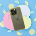 Futerał MATRIX CLEAR do IPHONE 12 żółty