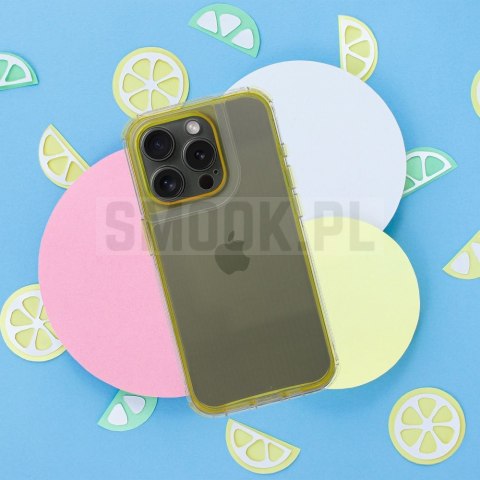 Futerał MATRIX CLEAR do IPHONE 12 żółty Futerał MATRIX CLEAR do IPHONE 12 żółty
