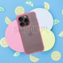 Futerał MATRIX CLEAR do IPHONE 13 pudrowy róż