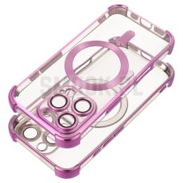 Futerał ANTISHOCK ELECTRO do IPHONE 16 Plus MagSafe purpurowy