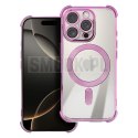Futerał ANTISHOCK ELECTRO do IPHONE 16 Pro Max MagSafe purpurowy