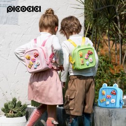 PICOCICI Mały plecak dla dzieci podróżny K32 zielony