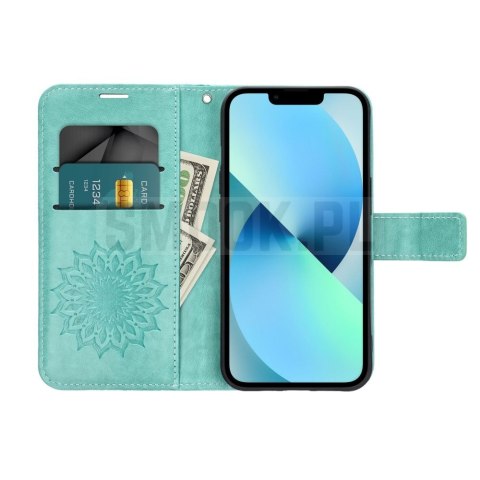 Kabura MEZZO Book do SAMSUNG A16 5G mandala zielony Kabura MEZZO Book do SAMSUNG A16 5G mandala zielony