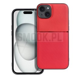Futerał NOBLE do IPHONE 15 Plus czerwony