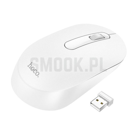 HOCO mysz komputerowa bezprzewodowa 2,4G 1200 dpi GM14 biała HOCO mysz komputerowa bezprzewodowa 2,4G 1200 dpi GM14 biała