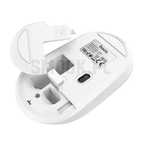 HOCO mysz komputerowa bezprzewodowa 2,4G 1200 dpi GM14 biała HOCO mysz komputerowa bezprzewodowa 2,4G 1200 dpi GM14 biała