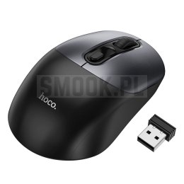 HOCO mysz komputerowa bezprzewodowa 2.4G GM28 czarno szara