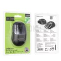 HOCO mysz komputerowa bezprzewodowa 2.4G GM28 czarno szara