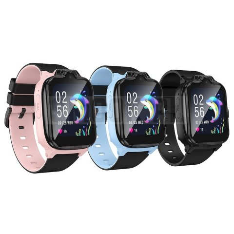 HOCO smartwatch dla dzieci z funkcją rozmowy 4G Y104 niebieski HOCO smartwatch dla dzieci z funkcją rozmowy 4G Y104 niebieski