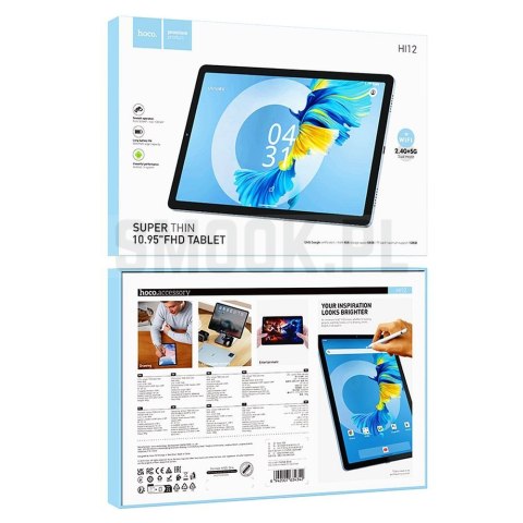 HOCO tablet 10,95" 4GB / 64GB FullHD Android 14 HI12 niebieski HOCO tablet 10,95" 4GB / 64GB FullHD Android 14 HI12 niebieski