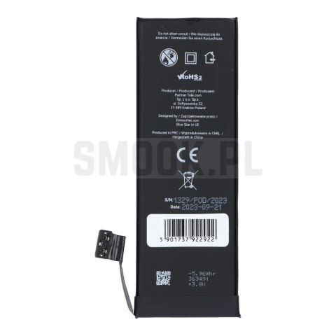 BLUE STAR HQ bateria do IPHONE 5S 1560 mAh