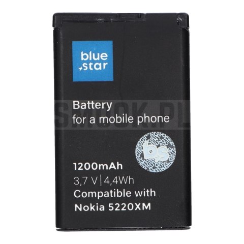 BLUE STAR PREMIUM bateria do NOKIA 5220 XM / 5630 XM / 6303 / 6730 / 3720 / C3 / C5-00 /C6-01 1200 mAh