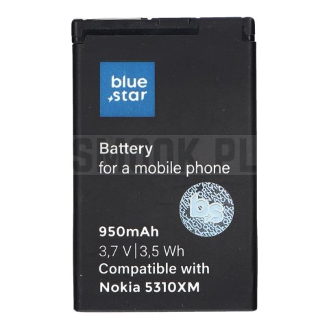 BLUE STAR PREMIUM bateria do NOKIA 5310 XM / 6600F / 7210S / 7310S 950 mAh