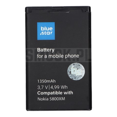 BLUE STAR PREMIUM bateria do NOKIA 5800 XM / C3-00 / N900 / X6 / 5230 / Lumia 520 / 525 1350 mAh