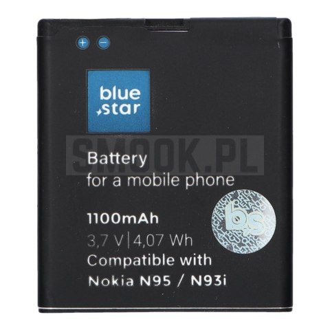 BLUE STAR PREMIUM bateria do NOKIA N95 / N93i / E65 1100 mAh