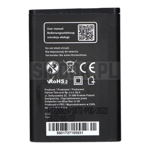 BLUE STAR PREMIUM bateria do SAMSUNG B2100 1100 mAh