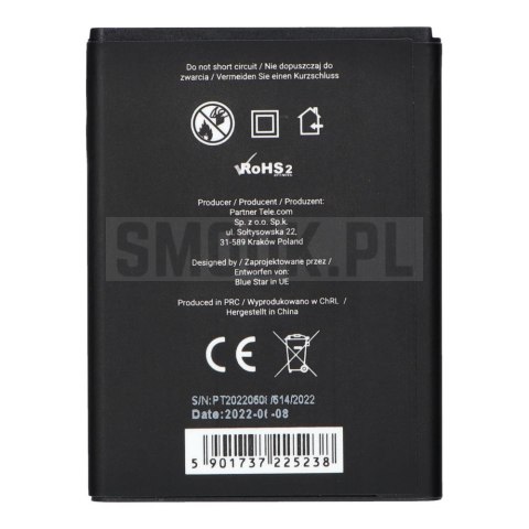 BLUE STAR PREMIUM bateria do SAMSUNG Galaxy Mini 2 S6500 / Galaxy Young S6310 / Galaxy Ace Plus S7500 1550 mAh