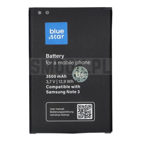 BLUE STAR PREMIUM bateria do SAMSUNG Galaxy Note 3 N9000 3500 mAh