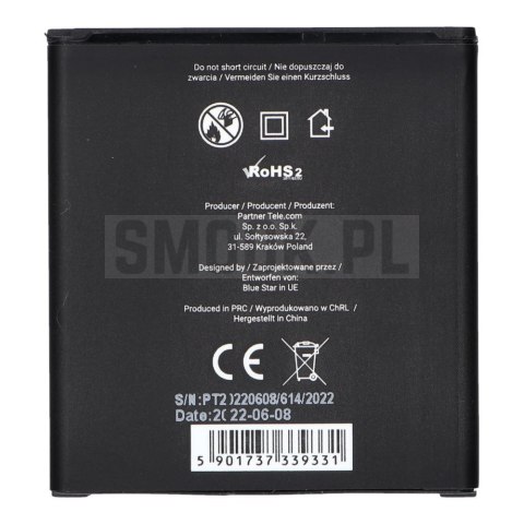 BLUE STAR PREMIUM bateria do SAMSUNG Xcover 3 G388 2500 mAh