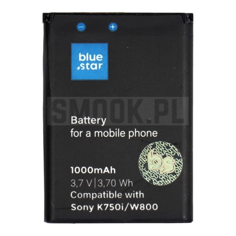 BLUE STAR PREMIUM bateria do SONY ERICSSON K750i / W800 / W550i / Z300 1000 mAh